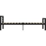 vidaXL Okvir za krevet crno-bijeli metalni 100 x 200 cm | shoptok.hr