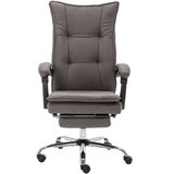  Masažni pisarniški stol sivo blago | Shoptok.si