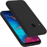 Cadorabo Case, združljiv s Samsungom v tekoči črni barvi - zaščitni pokrov iz fleksibilnega silikona TPU, (20585380) Cene