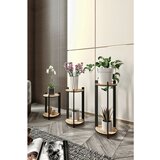 Hanah home Flower Desk Round - Oak Oak Wooden Plant Stand | ePonuda.com