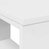  Stol s policom Bijelo 90 x 50 x 75 cm Konstruirano drvo | shoptok.hr