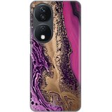 torbica silikonska print za honor X7b purple gold marble