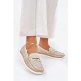 EVENTO Boto Women Moccasins Made Of Eco Leather Gold Bralithia | shoptok.hr