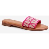 Boto Women's Flat Heel Flip Flops in Fuchsia by Traivea | shoptok.hr