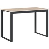  Stol za računalo crni i boja hrasta 110 x 60 x 73 cm od iverice | shoptok.hr
