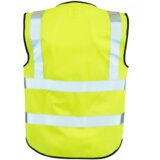 Visokovidljivi prsluk, žuti - SuperTouch, s patentnim zatvaračem i 5 džepova | shoptok.hr