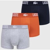 Lacoste Boksarice 3-pack moški, siva barva | Shoptok.si