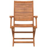  Sklopive vrtne stolice 6 kom 57x66x95 cm masivno drvo bagrema | shoptok.hr