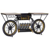 Premium Living Retro Barska Miza Cruiser Slow Ride, Črna, Zlata | Shoptok.si