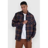 Axe Sherpa Flannel Srajca armored navy