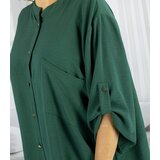 Pri Elegant oversize blouse shirt with stand-up collar ANNA | Shoptok.si