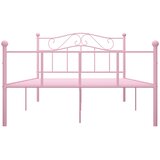  Okvir za krevet ružičasti metalni 140 x 200 cm | shoptok.hr