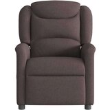  Naslanjač temno rjavo blago, (21824784) | Shoptok.si