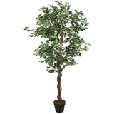 vidaXL Umjetno stablo fikusa 378 listova 80 cm zeleno