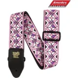 KAIŠ ZA GIT. Ernie Ball 4658 KALEIDOSCOPE PINK JACQUARD