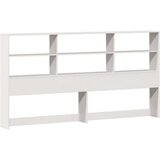 vidaXL Krevet s regalom z knjige bez madraca bijeli 180x200cm borovina | shoptok.hr