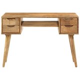 Maison Chic Predalnik - Računalniška miza - pisarniška miza 110x47x76 cm trden mangov les, (21785219) | Shoptok.si