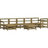  Vrtna sedežna garnitura 8-delna impregnirana borovina | Shoptok.si