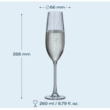 Crystal Bohemia 4x 260 ml kristalni kozarec za penino | Shoptok.si