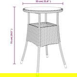  3-dijelni vrtni bistro set od poliratana s jastucima bež | shoptok.hr