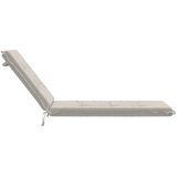  Jastučić za ležaljku GEMERT 100% poliester Bijela - Bijela 190 x 60 x 9 cm Melange | shoptok.hr