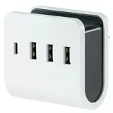 USB polnilnik REV Quad (4 vhodi, 3 x USB A, 1 x USB C)