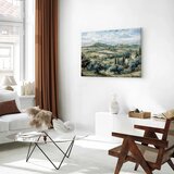  Slika - Landscape with Green Fields and Trees Tuscan Sunny View 90x60 Akustična | shoptok.hr