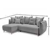 Atelier Del Sofa Kutna sofa na razvlačenje Puffy, 255 x 165 cm, Siva | Eponuda.ba