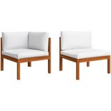 Vrtna sofa za 4 osobe s jastukom, akacija i uže | shoptok.hr