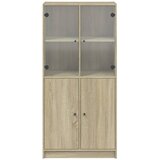  Visoka komoda s vratima 68x37x142 cm konstruirano drvo | shoptok.hr