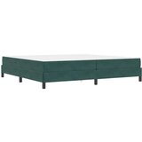  Boxspring krevet s madracem Tamnozelena 200 x 210 cm Baršun | shoptok.hr