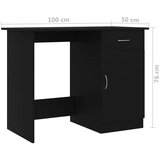  Radni stol crni 100 x 50 x 76 cm od iverice | shoptok.hr