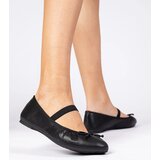 Gemre Black women's ballerinas with a bow Leronis | shoptok.hr