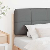  Tapecirani uzglavlje s uzglavljem Smeđa i svijetlosiva 90 cm | Eponuda.com