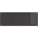 vidaXL Zaščita za kuhinjo 2 pcs Temno siva 110 x 40 cm kaljeno steklo | Shoptok.si