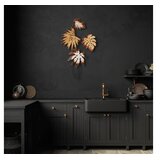 WALLXPERT Zidna dekoracija Monstera v3, 69 x 113 cm, Šarena Cijene