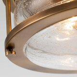 Elstead Lighting Quintiesse QN-ASHLANDBAY-F-NBR-BATH-Stropna svetiljka za kupatilo ASHLAND 2xE27/60W/230V IP44 | Eponuda.com