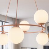  Luster na sajli AZURA 6xE14/10W/230V ružičasta/bela | Eponuda.com