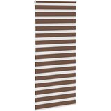 Zebra zavjesa smeđa 105x200 cm širina tkanine 100,9 cm poliester | Shoptok.si