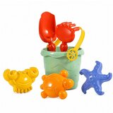  Set za morski pijesak, kalupi, lopata, grablje, 6 kom. | shoptok.hr