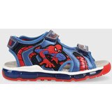 Geox Otroški sandali x Marvel mornarsko modra barva | Shoptok.si