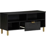 Maison Chic TV omarica - TV enota - Televizijska omarica črna 100x33x46 cm iz umetnega lesa, (21700713) Cene