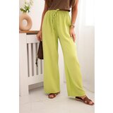 Kesi Włoski Muslin pants with a wide leg kiwi | Shoptok.si
