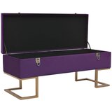 The Living Store Klop s prostorom za shranjevanje 105 cm vijoličen žamet - Klop, (21493878) | Shoptok.si