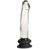 Kiotos Pleasure Crystals Glass Dildo Silicone Base 18cm Cene