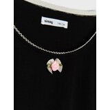 Sinsay Rebrasta haljina s dugim rukavima i ukrasnim rubom | shoptok.hr