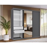 P & B OMARA Z DRSNIMI VRATI, barve grafita | Shoptok.si
