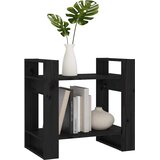 Ormarić za knjige / pregrada crni 60x35x57 cm od borovine | shoptok.hr
