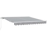 Tenda na ručno uvlačenje antracit i bijela 300 x 250 cm | Eponuda.com