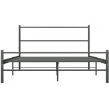  Okvir za krevet sivi metalni 160 x 200 cm | shoptok.hr